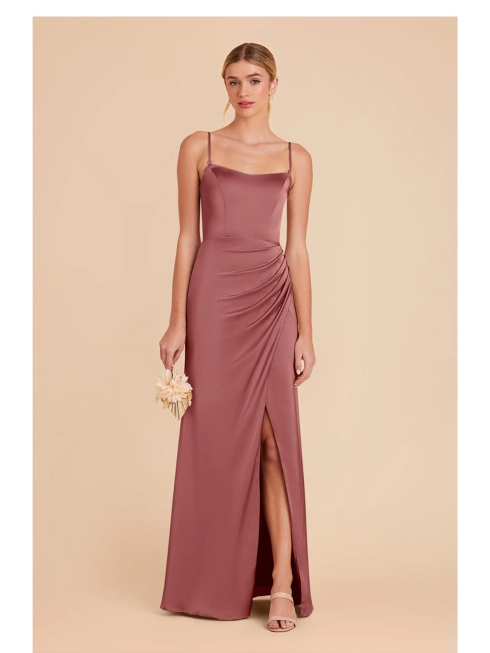 NWT Birdy Grey Anne - Maxi Dress with Side Ruching